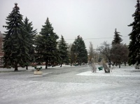 Мороз и лед. В Азов пришла зима!